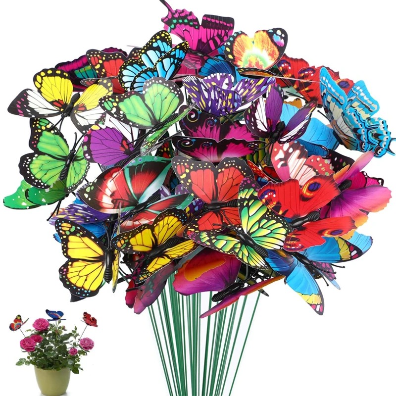 Plant Parents - 5-50Pcs Wodoodporny motyl Ogród Podwórko Sadzarka
