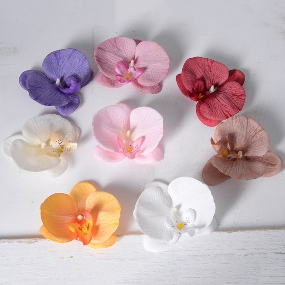 Orchid Phalaenopsis - DIY Główki kwiatów Phalaenopsis, ręcznie robione,