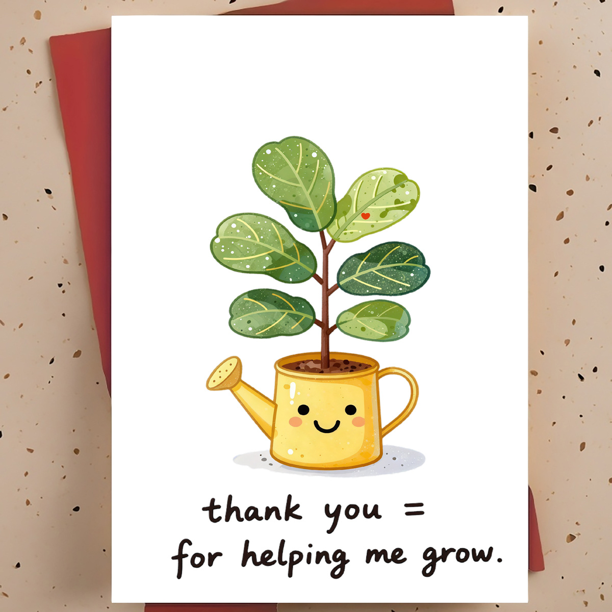 Plant Parents - Słodka i ciepła kartka z podziękowaniami