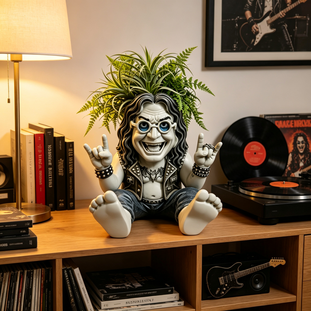 Plant Parents - Ozzy Osbourne Książę Ciemności Doniczka Gnom