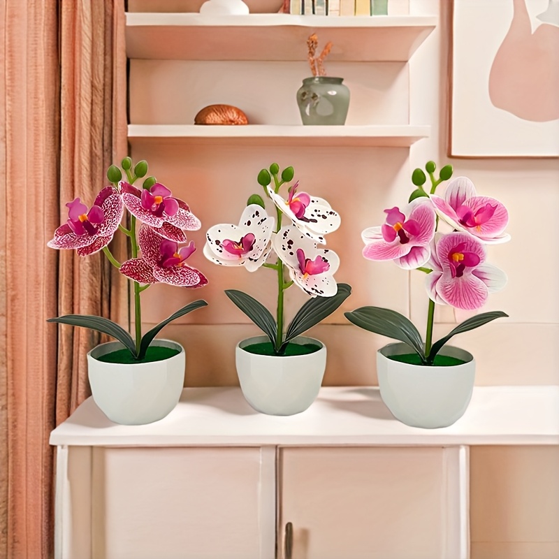 3 szt. Sztuczne orchidee Phala – Orchid Phalaenopsis recenzja i cena