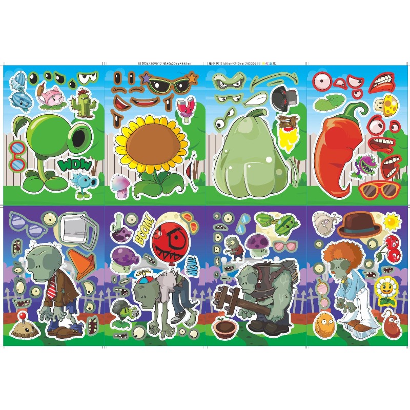 Naklejki Puzzle Plants Vs. Zom – Plant Parent Vs Plantin recenzja i cena