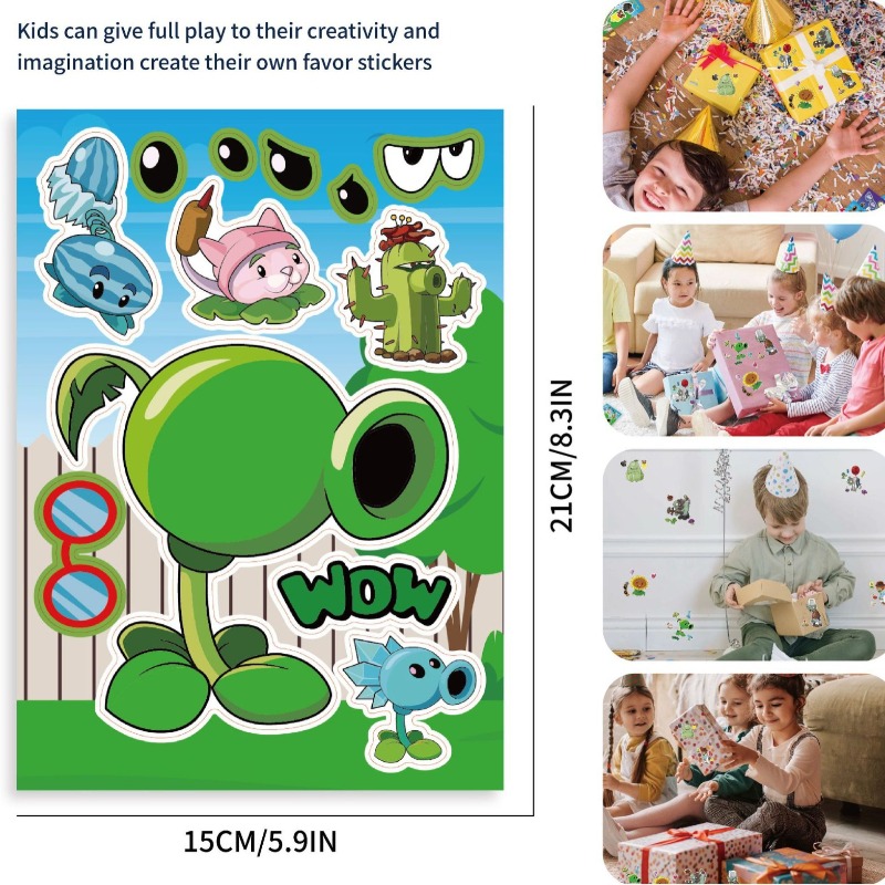 Naklejki Puzzle Plants Vs. Zom – Plant Parent Vs Plantin recenzja i cena