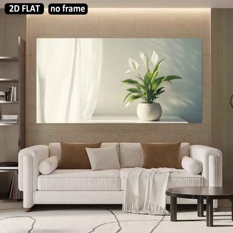 (1 szt. bez ramy) Płótno 2D, 2 – Peace Lily White recenzja i cena