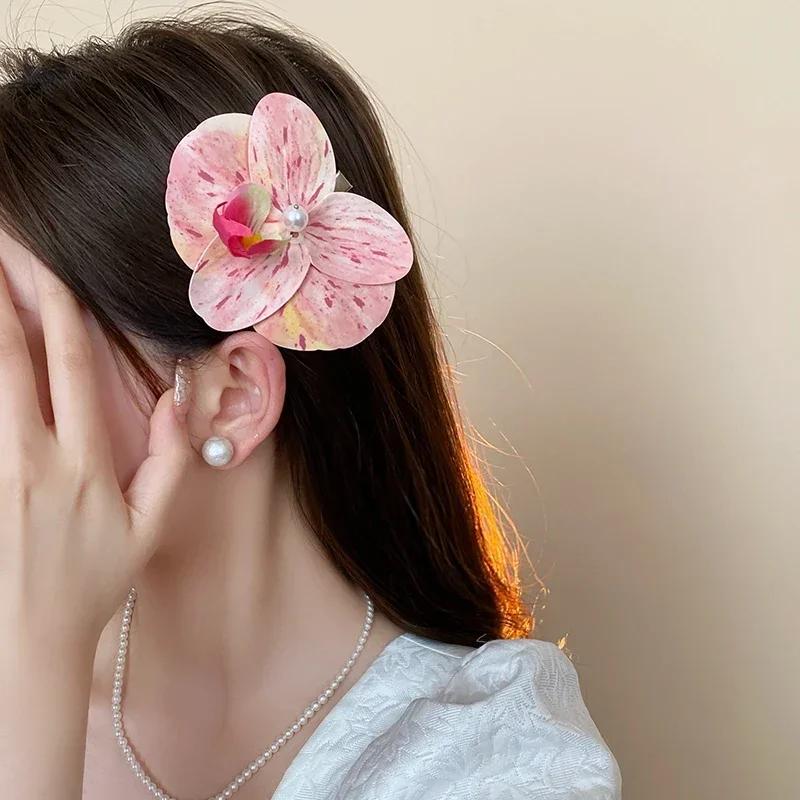 3-częściowe kolorowe spinki do – Orchid Phalaenopsis recenzja i cena