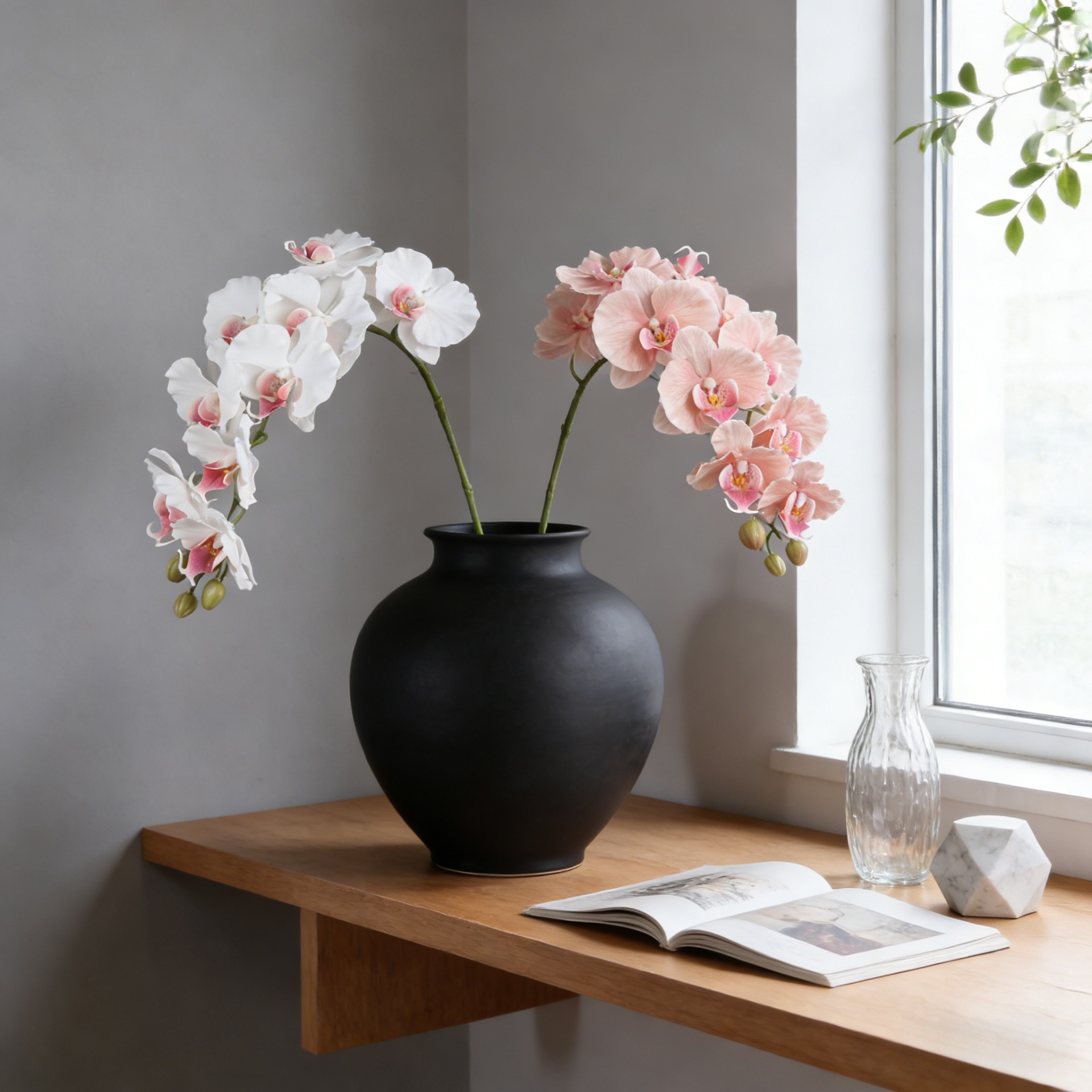 38,6 cala, 9 kwiatów, sztuczny – Orchid Phalaenopsis recenzja i cena