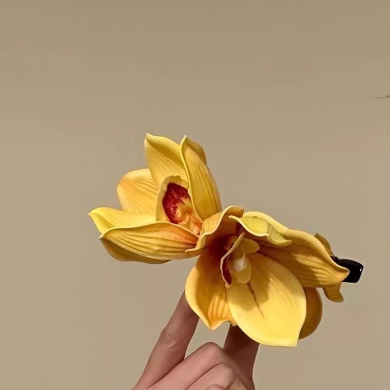 Duża spinka do włosów w kształ – Orchid Phalaenopsis recenzja i cena